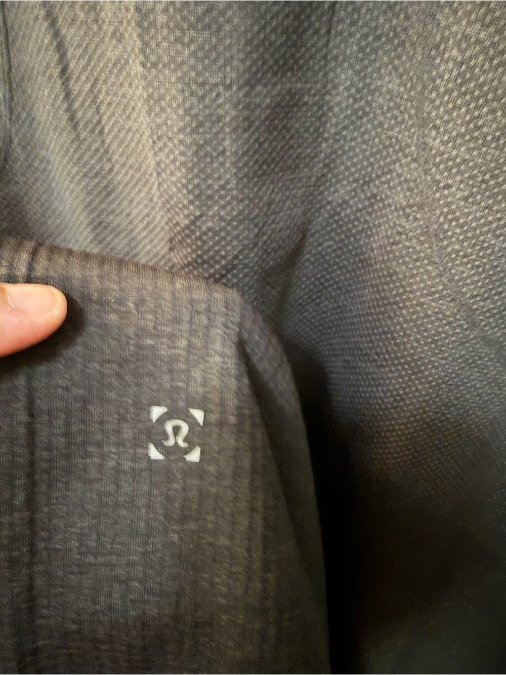 Men's Lululemon Metal Vent Tech Half Zip Dark Gray Pullover Sz L - Picture 4 of 8